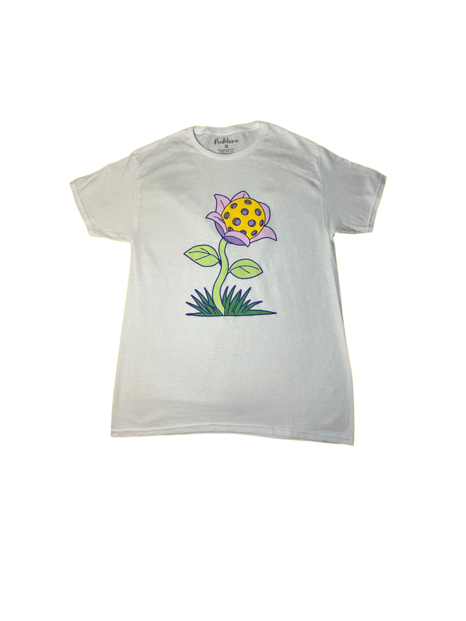 Pickle Flower Power Unisex T-Shirt | Fun Graphic Cotton Tee